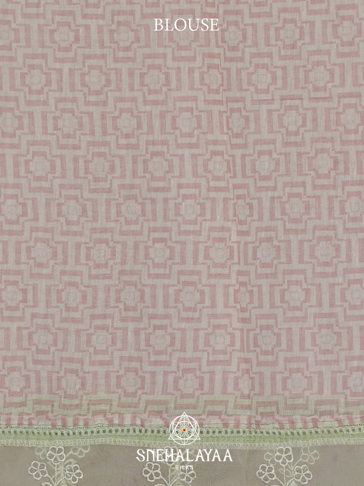 Pistachio Green  Linen Saree