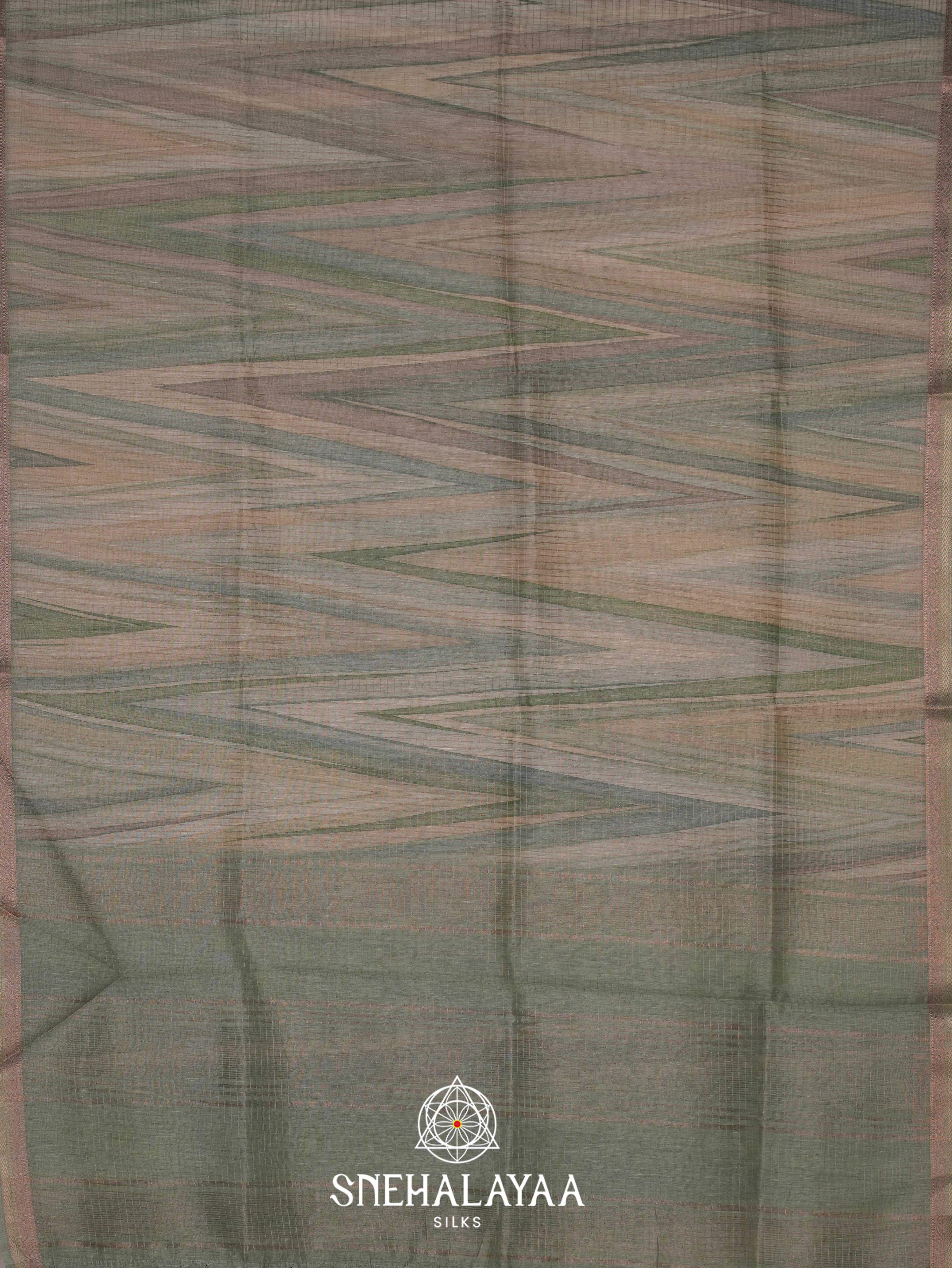 Sea Green Linen Saree