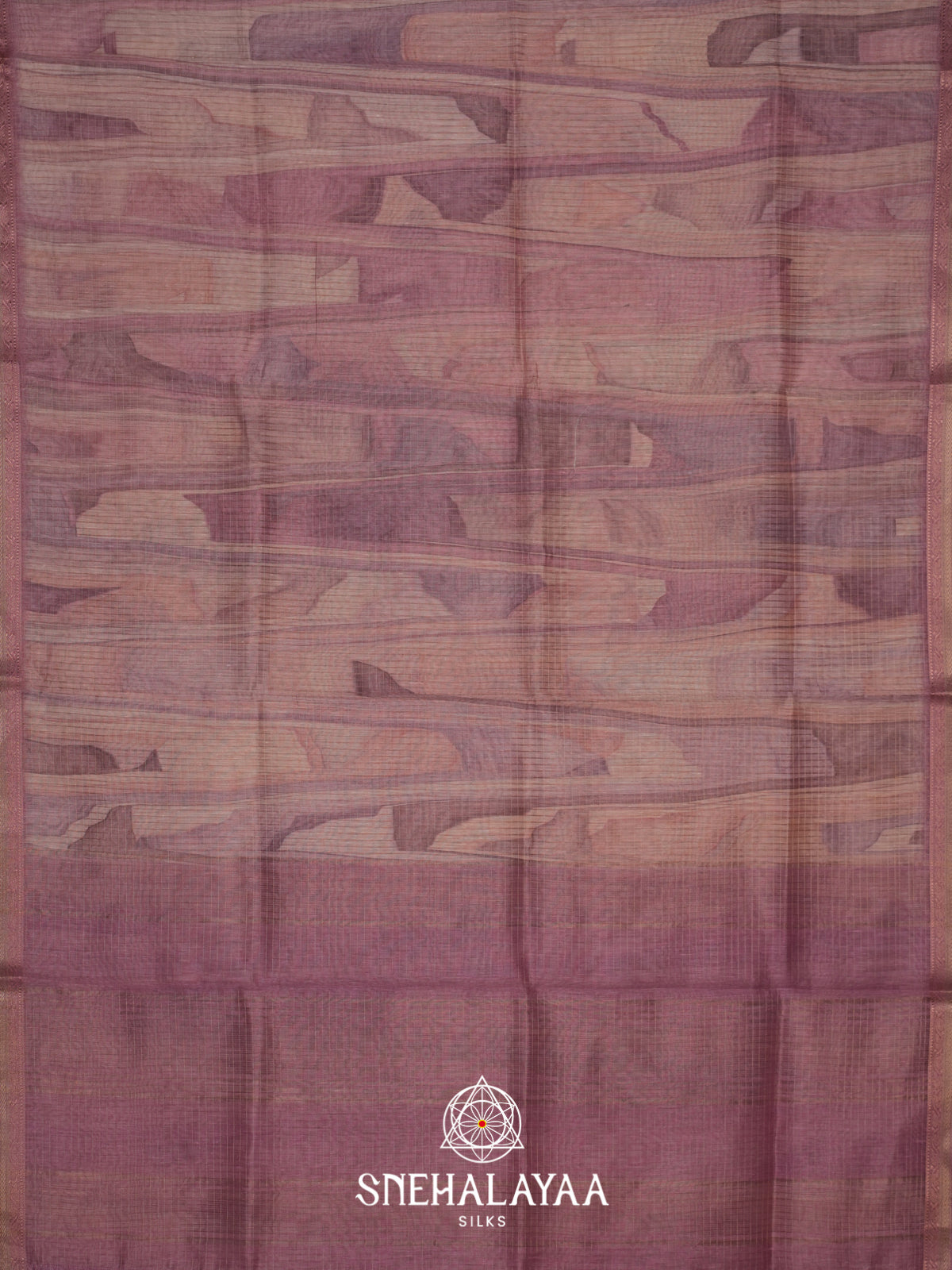Mauve Linen Saree