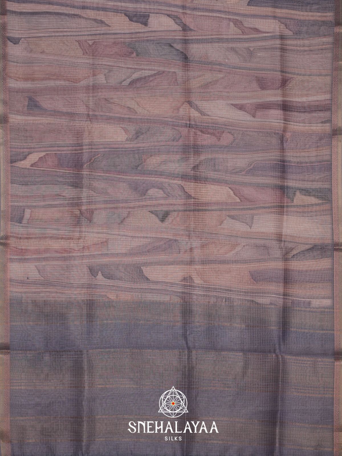Grey Linen Saree