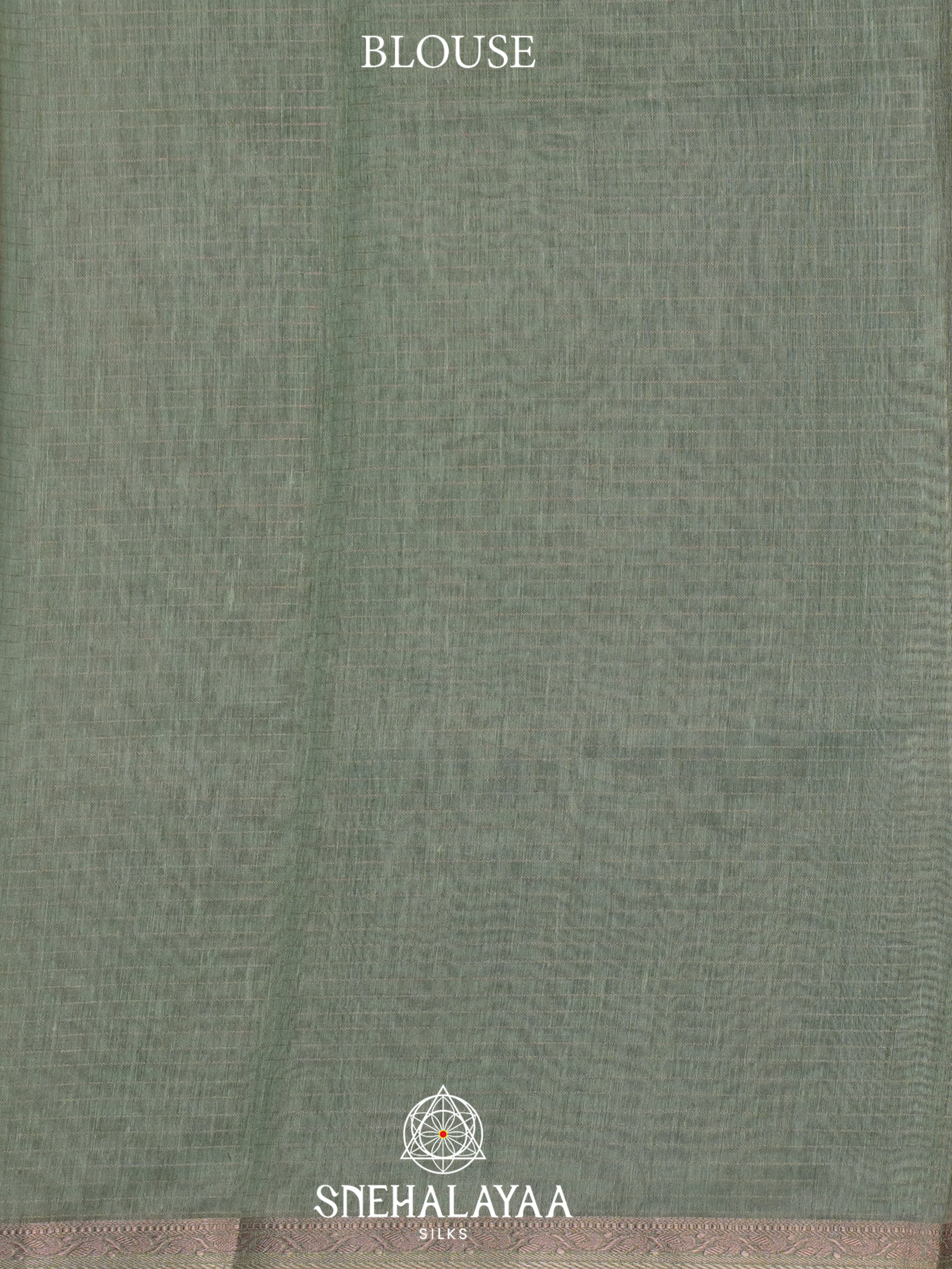 Sea Green Linen Saree