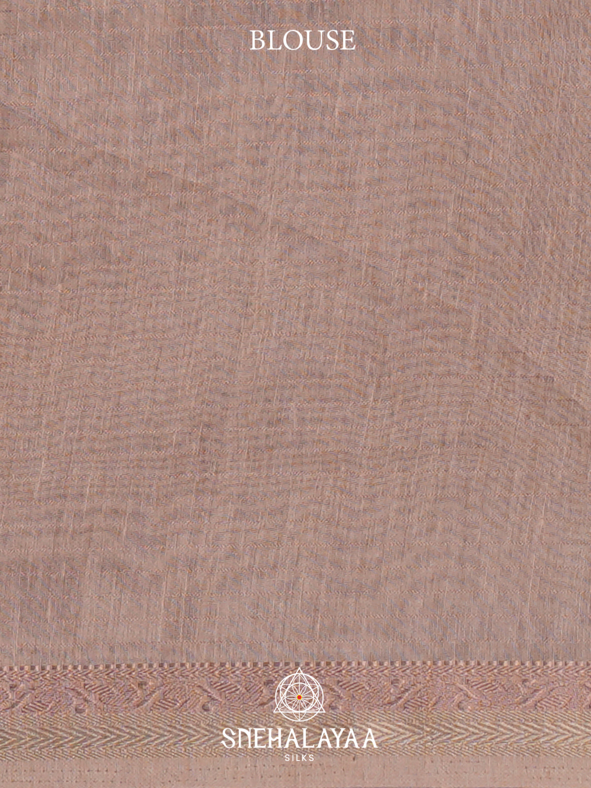 Beige Linen Saree