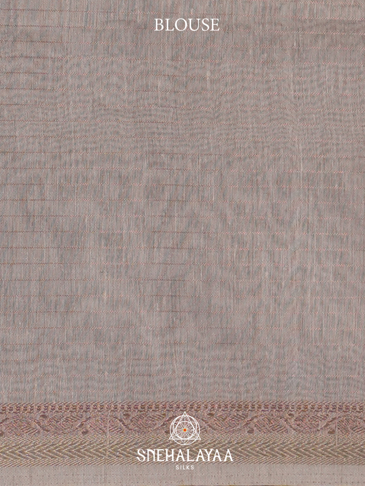 Beige Linen Saree