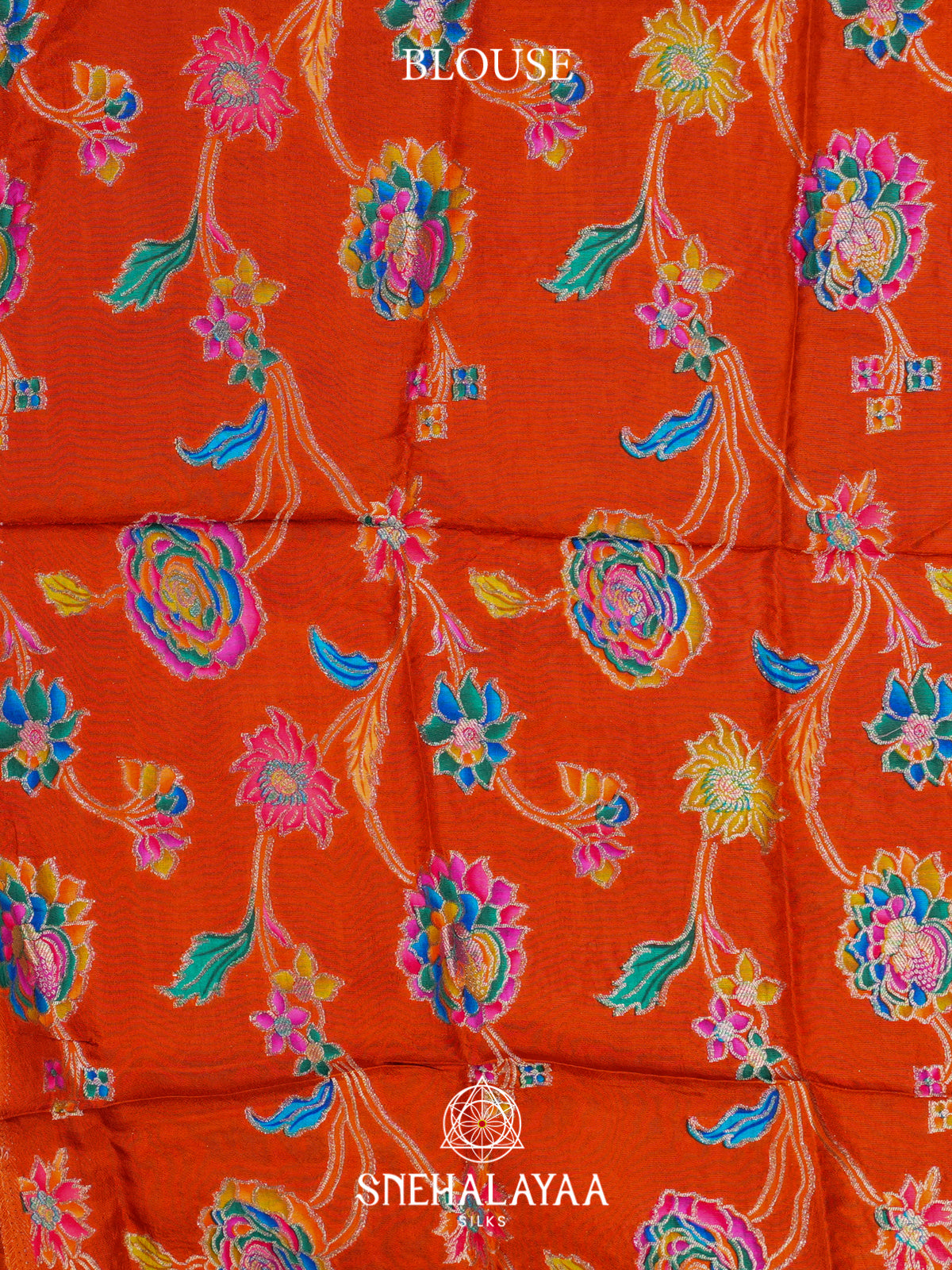 Red Mysore Silk Saree