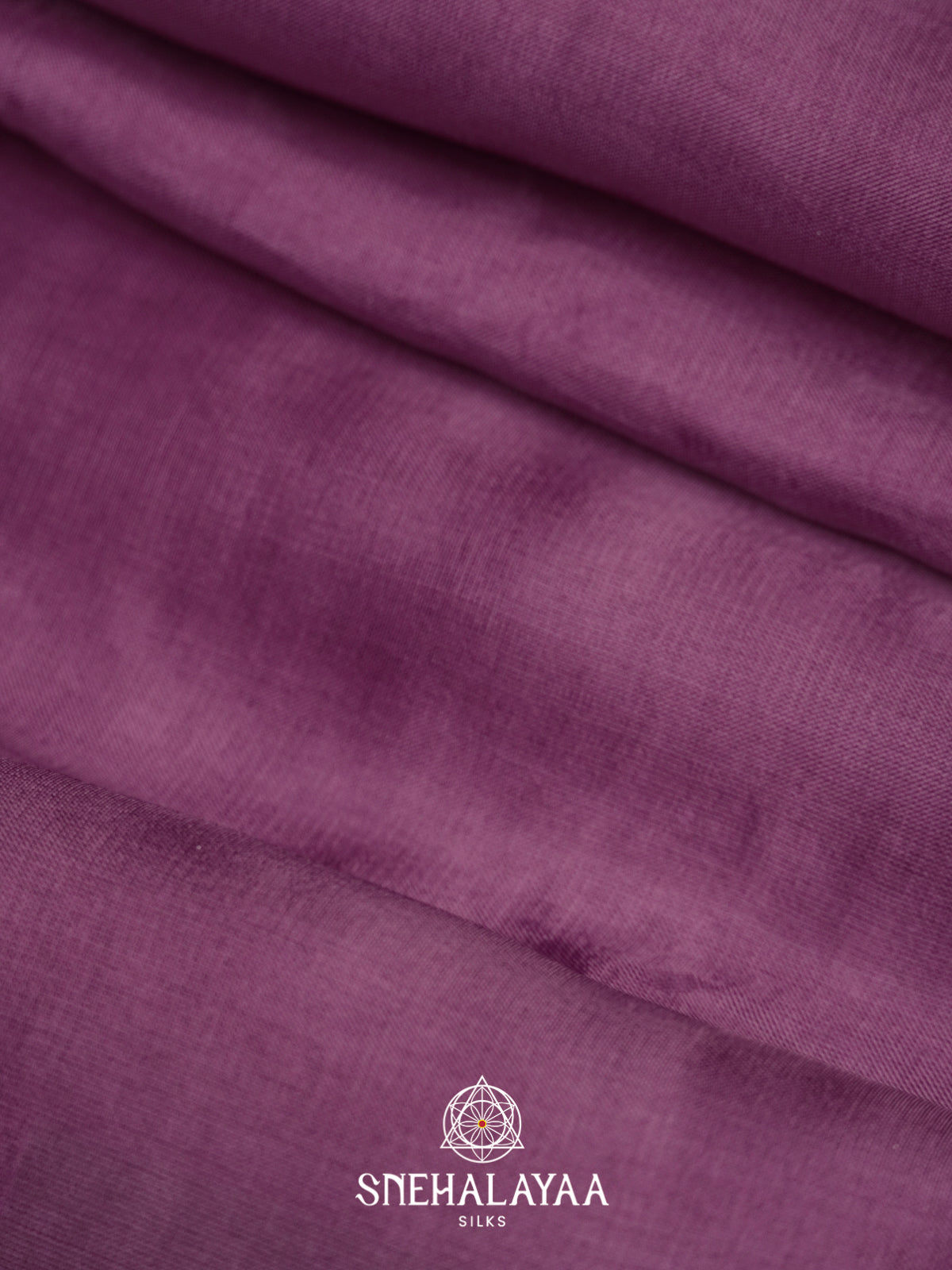 Lavender Mysore Silk Saree