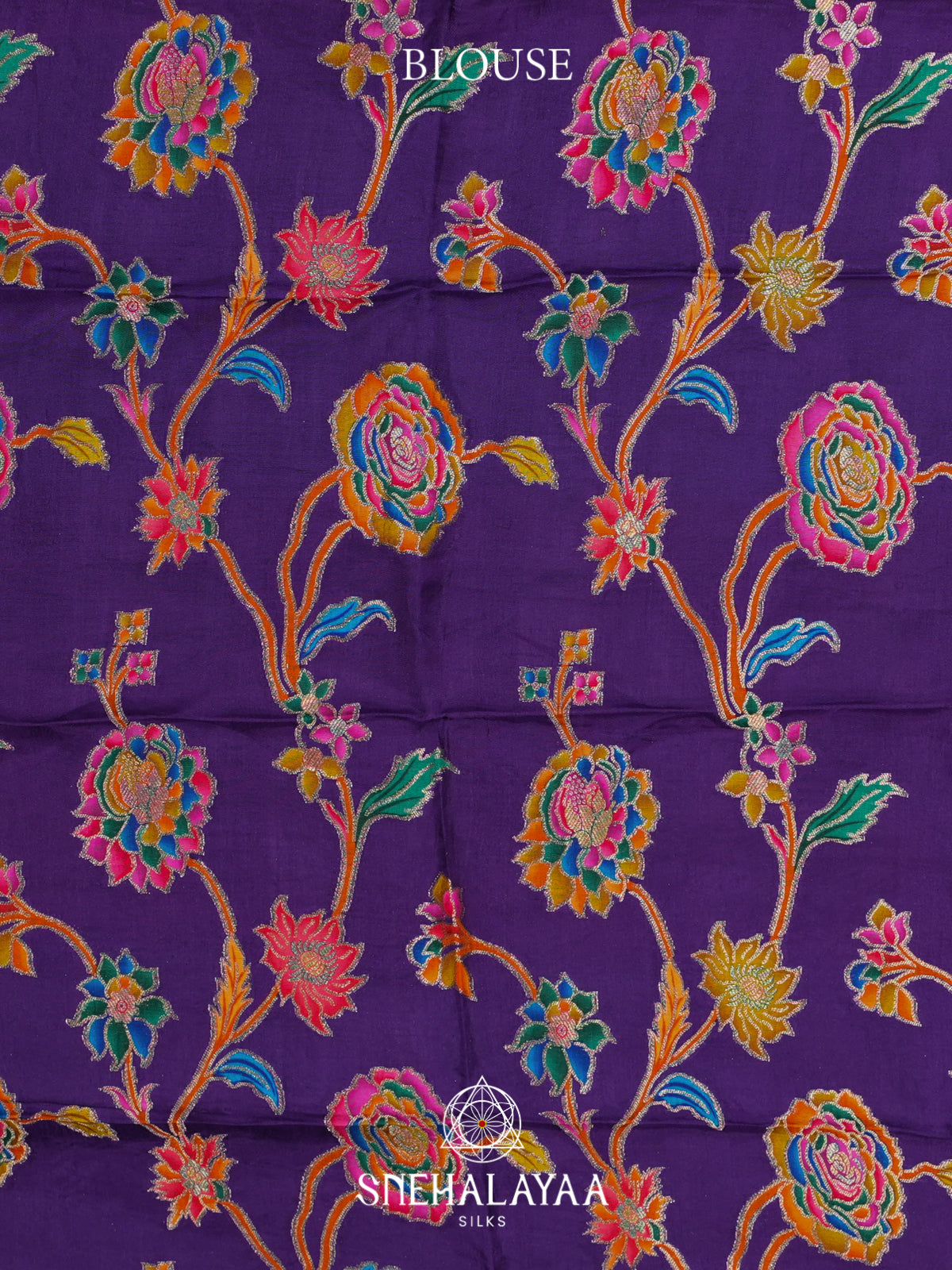 Lavender Mysore Silk Saree