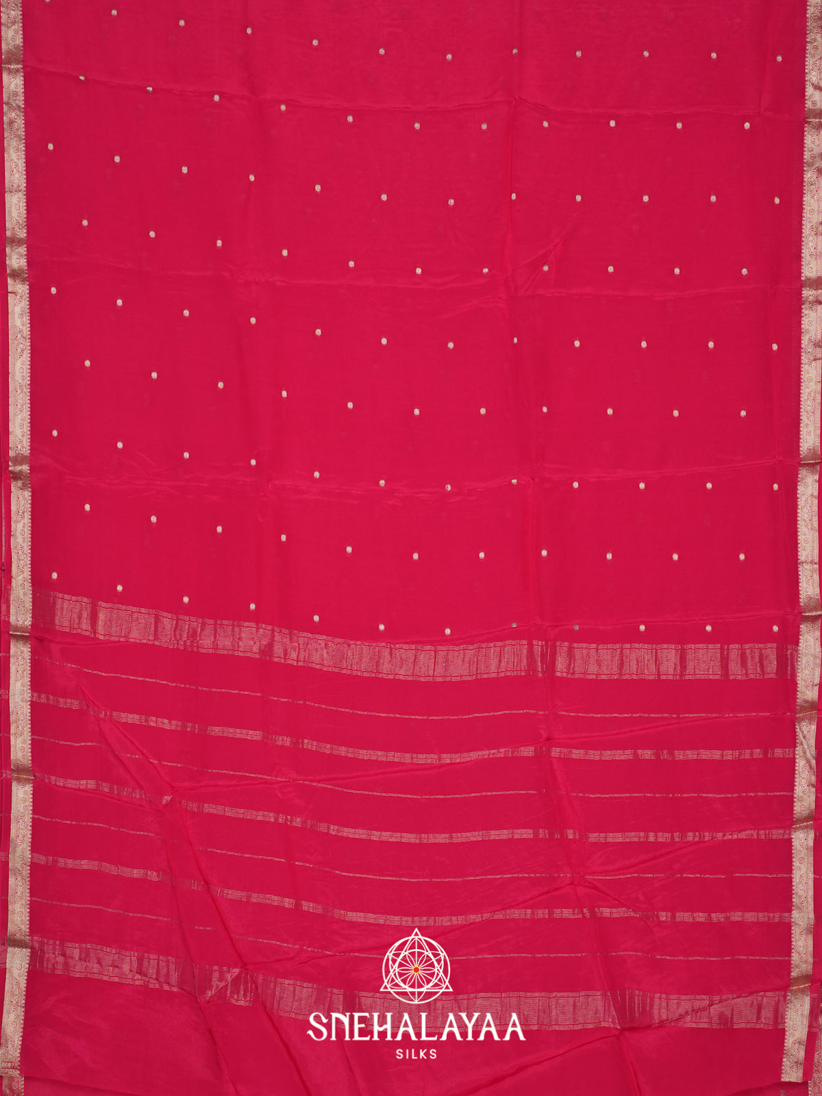 Rani Pink Mysore Silk Saree