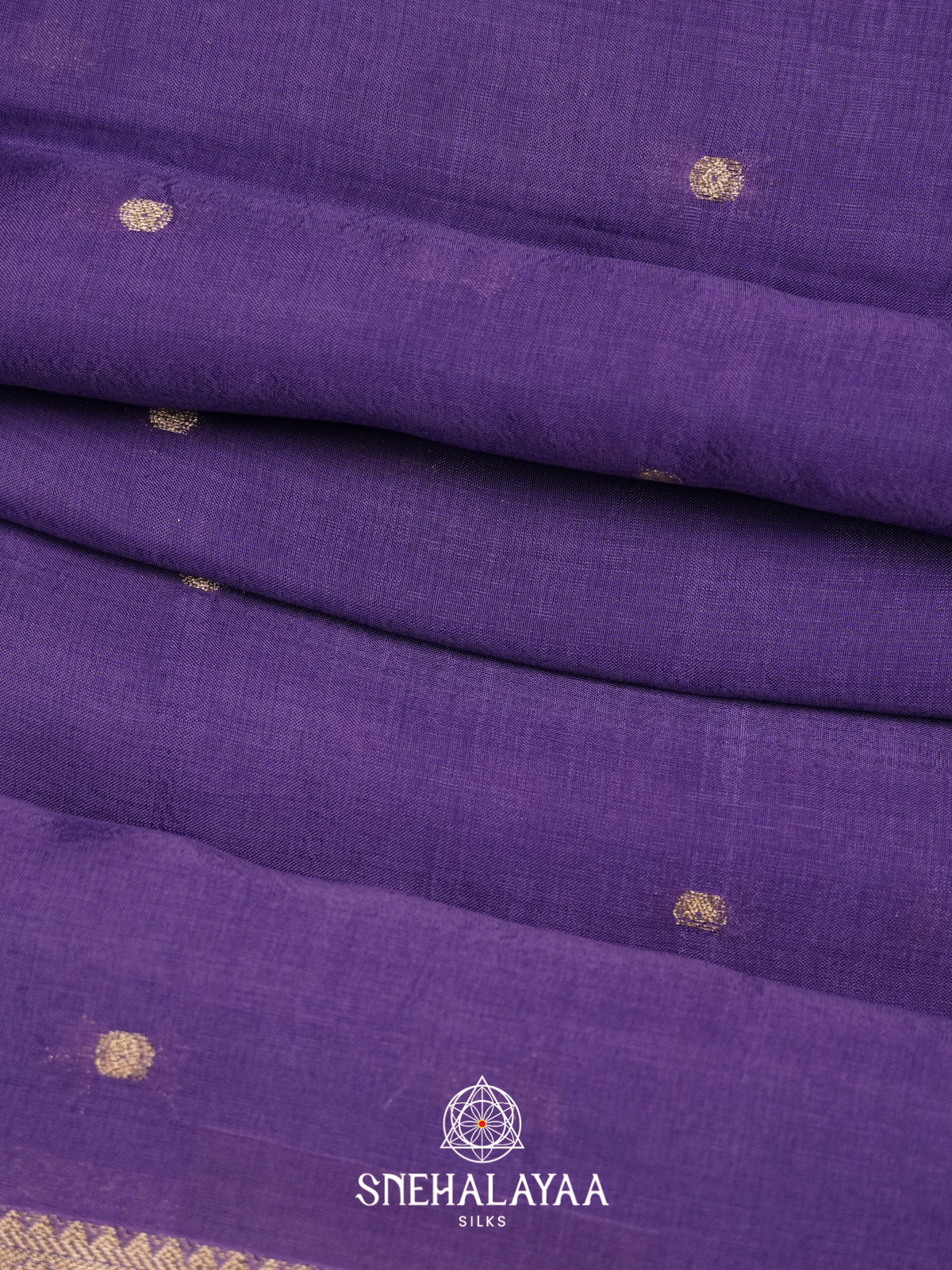 Blue Mysore Silk Saree