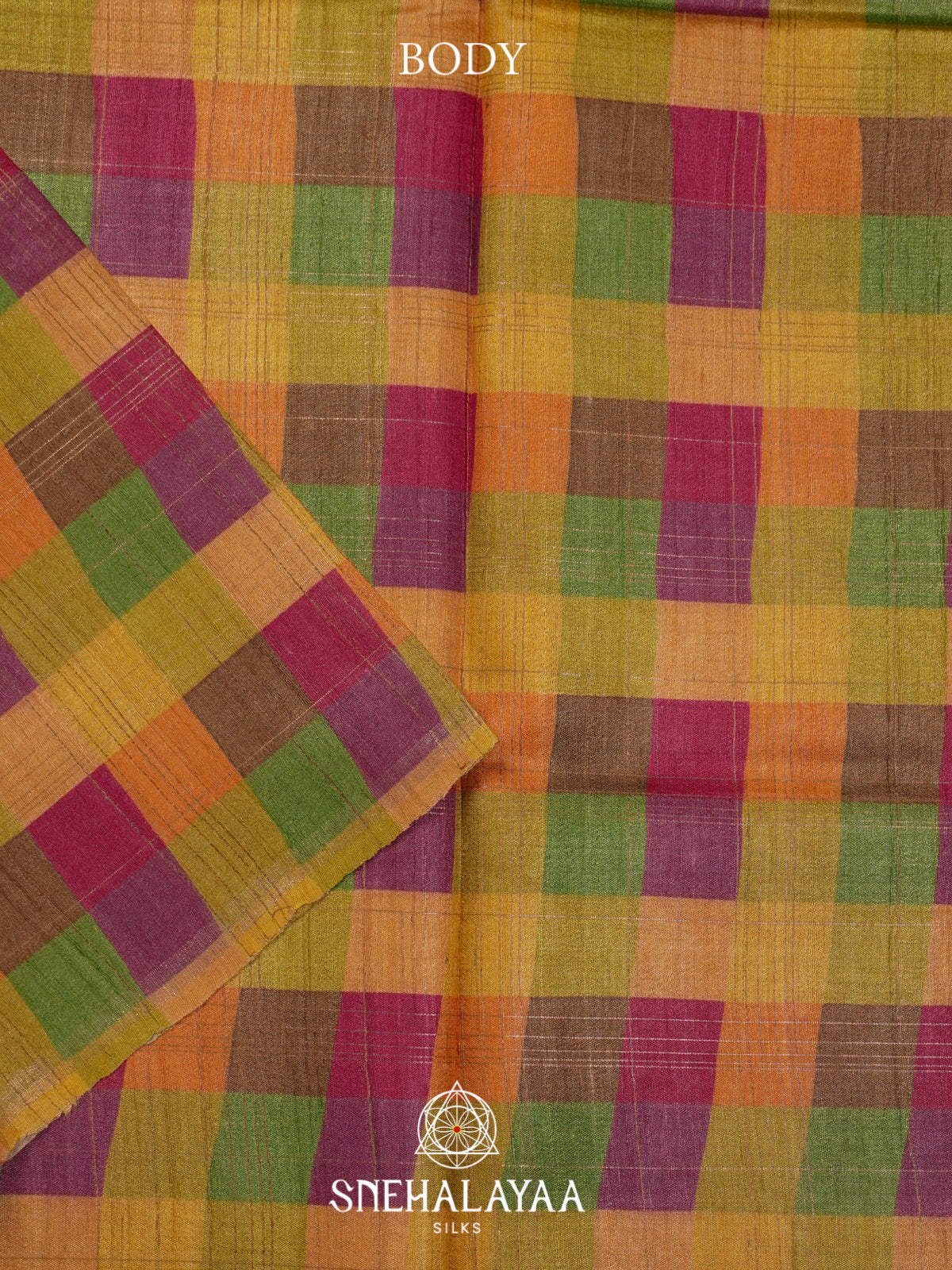 MultiColour Tussar Saree