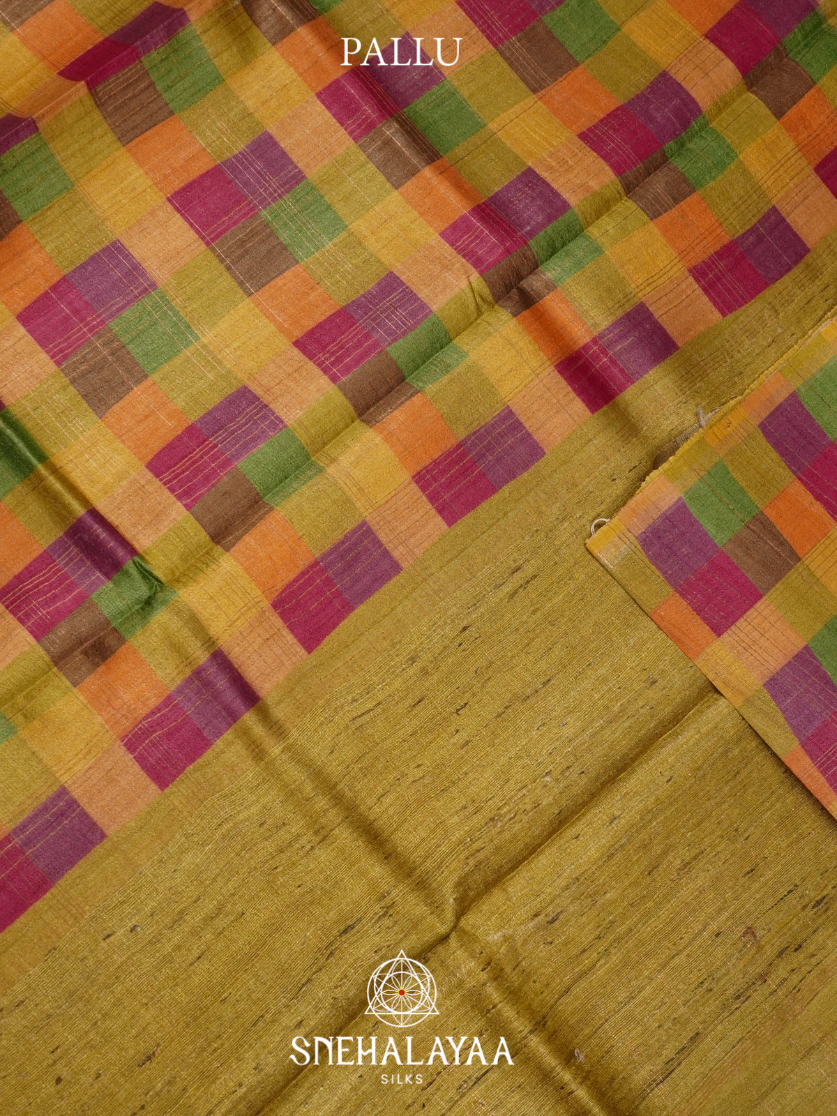 MultiColour Tussar Saree