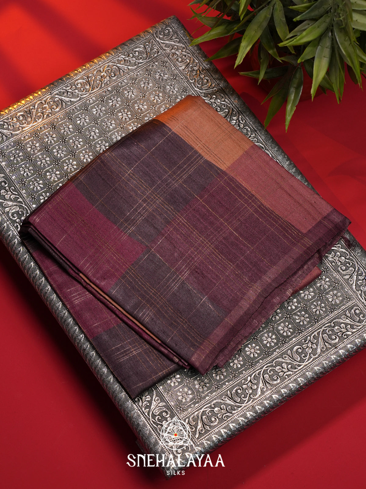 MultiColour Tussar Saree