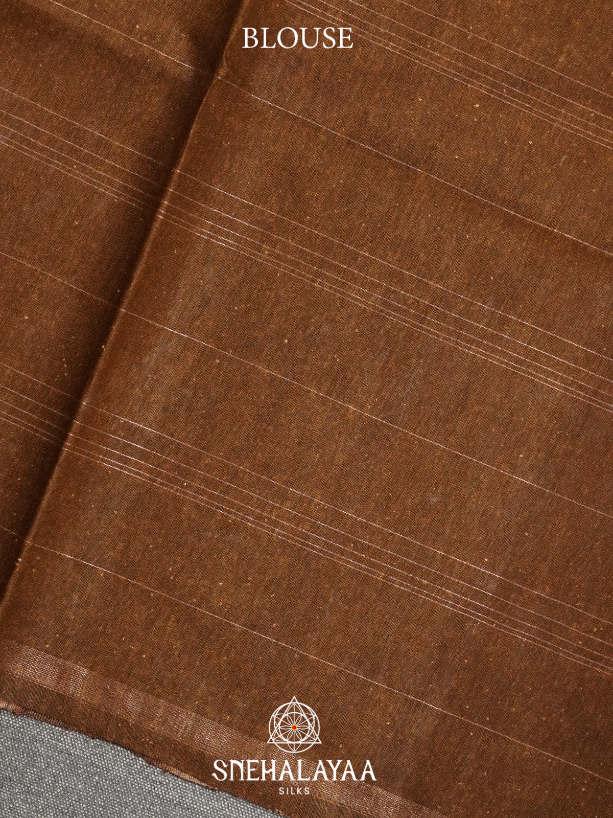 Brown Tussar Saree
