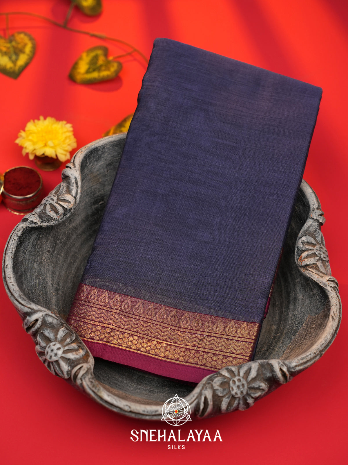 Blue Bengal Silk Cotton Saree