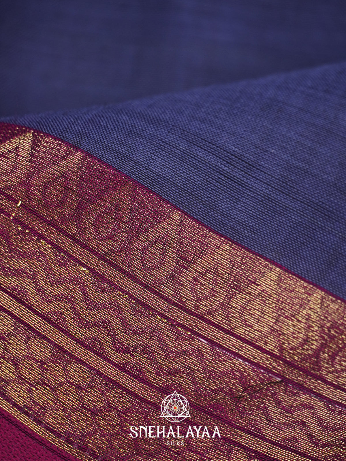 Blue Bengal Silk Cotton Saree