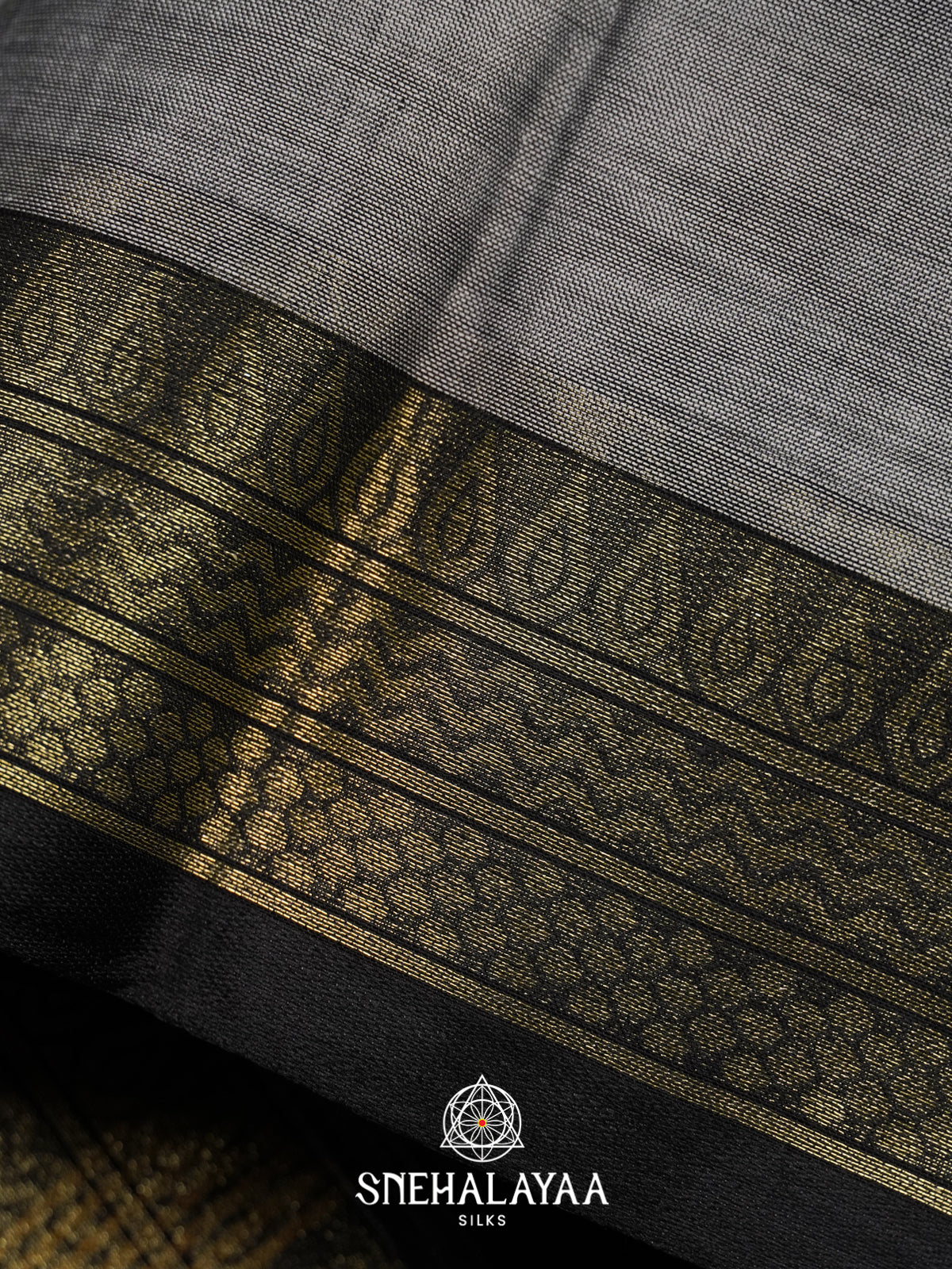 Grey Bengal Silk Cotton Saree
