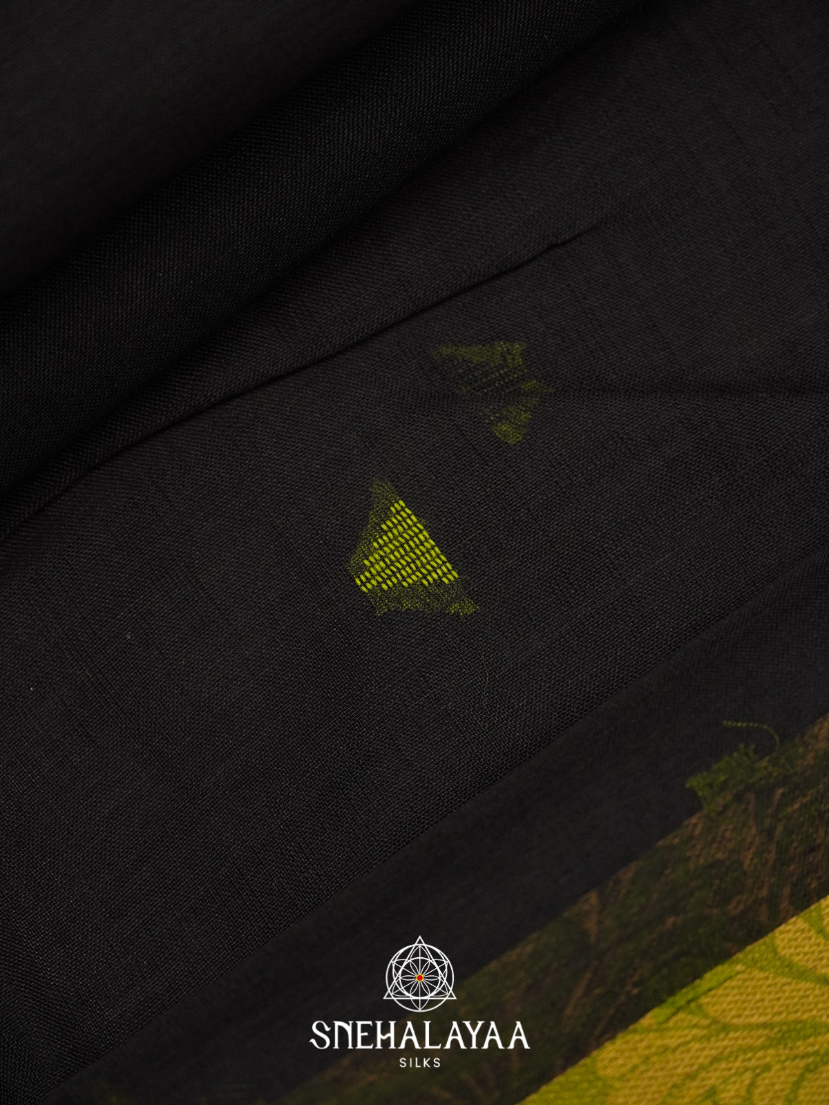 Black Bengal Silk Cotton Saree