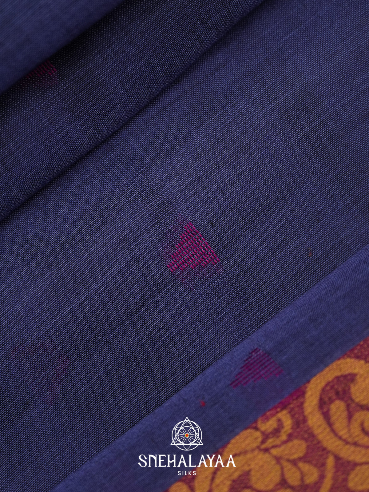 Blue Bengal Silk Cotton Saree