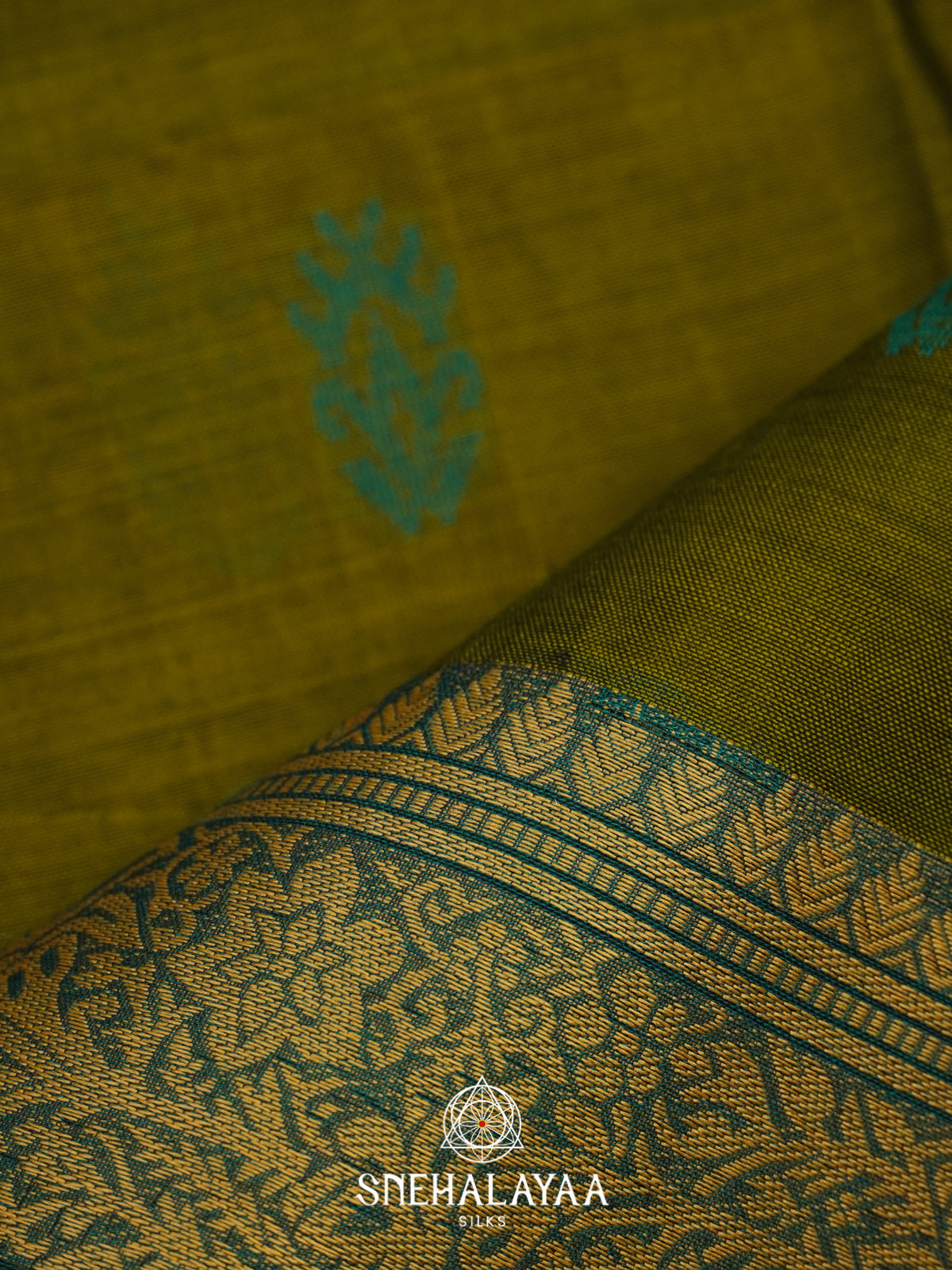 Mehendi Green Bengal Silk Cotton Saree