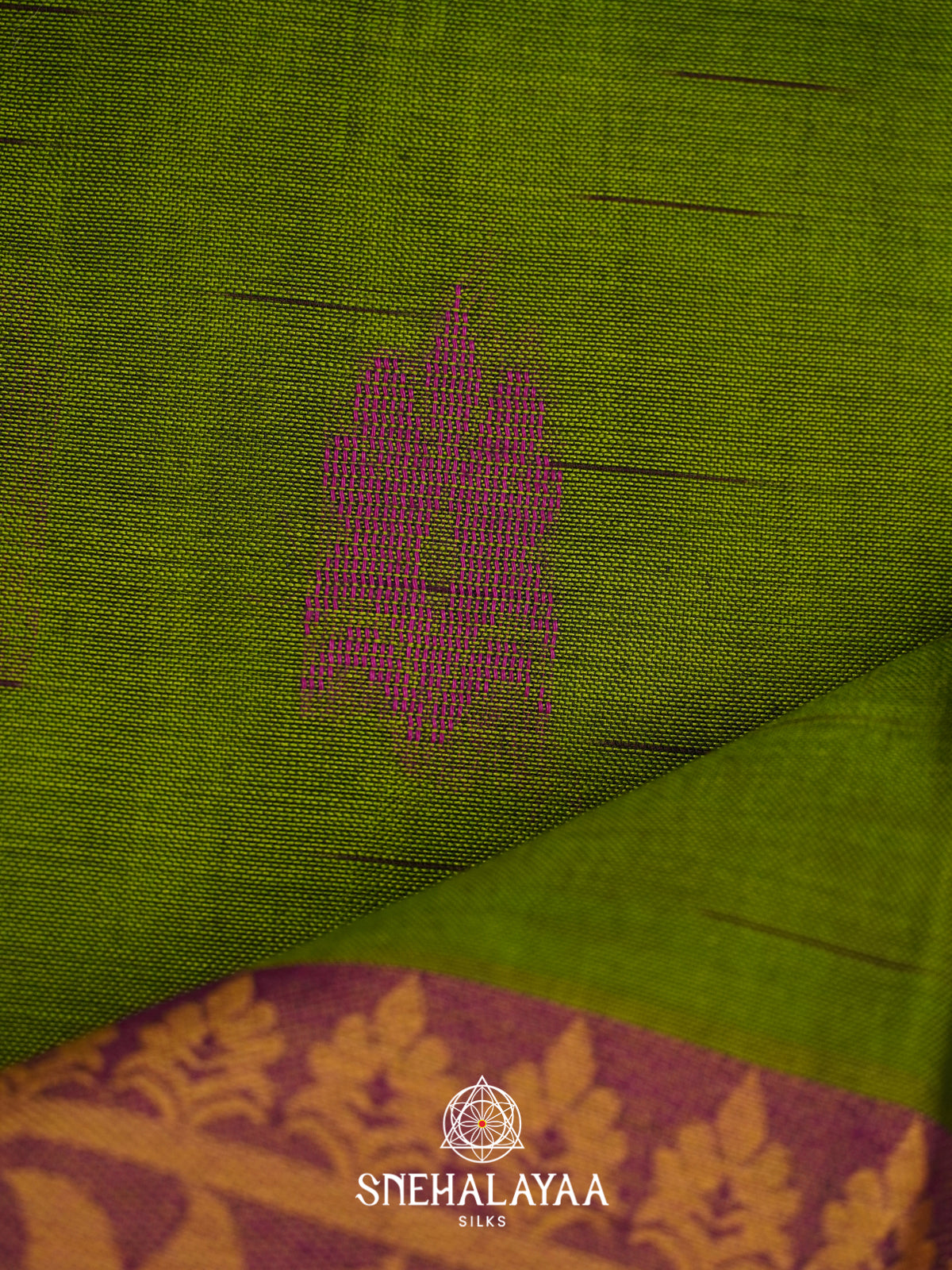 Green Bengal Silk Cotton Saree