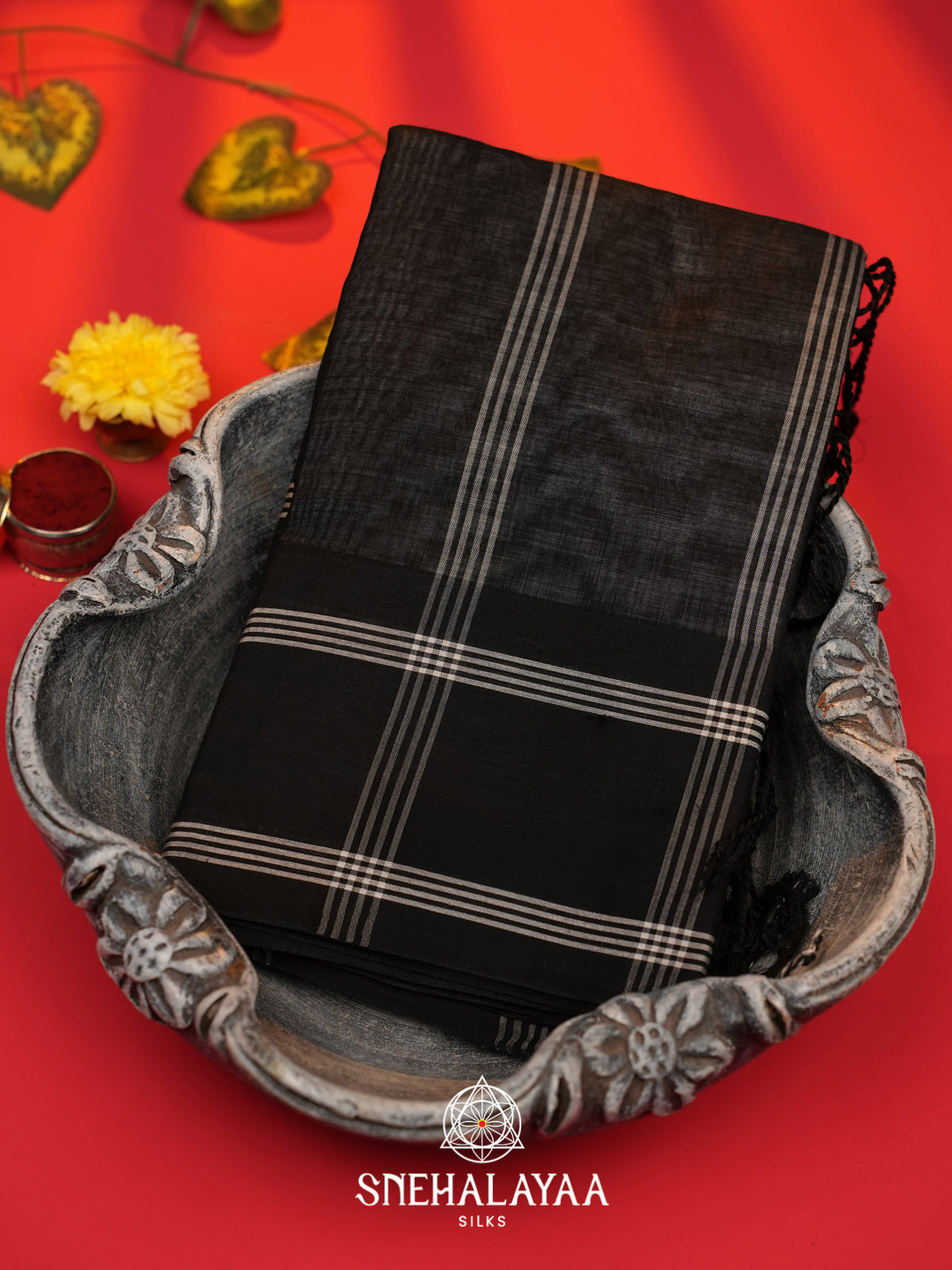 White  Bengal Cotton Saree