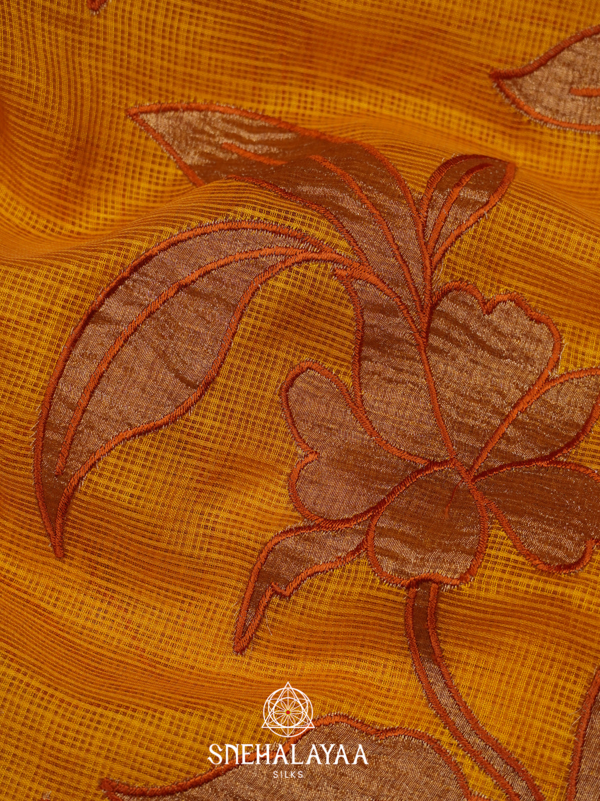 Yellow Kota Saree