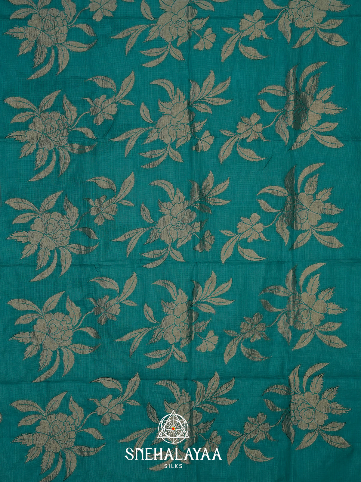 Sea Green Kota Saree
