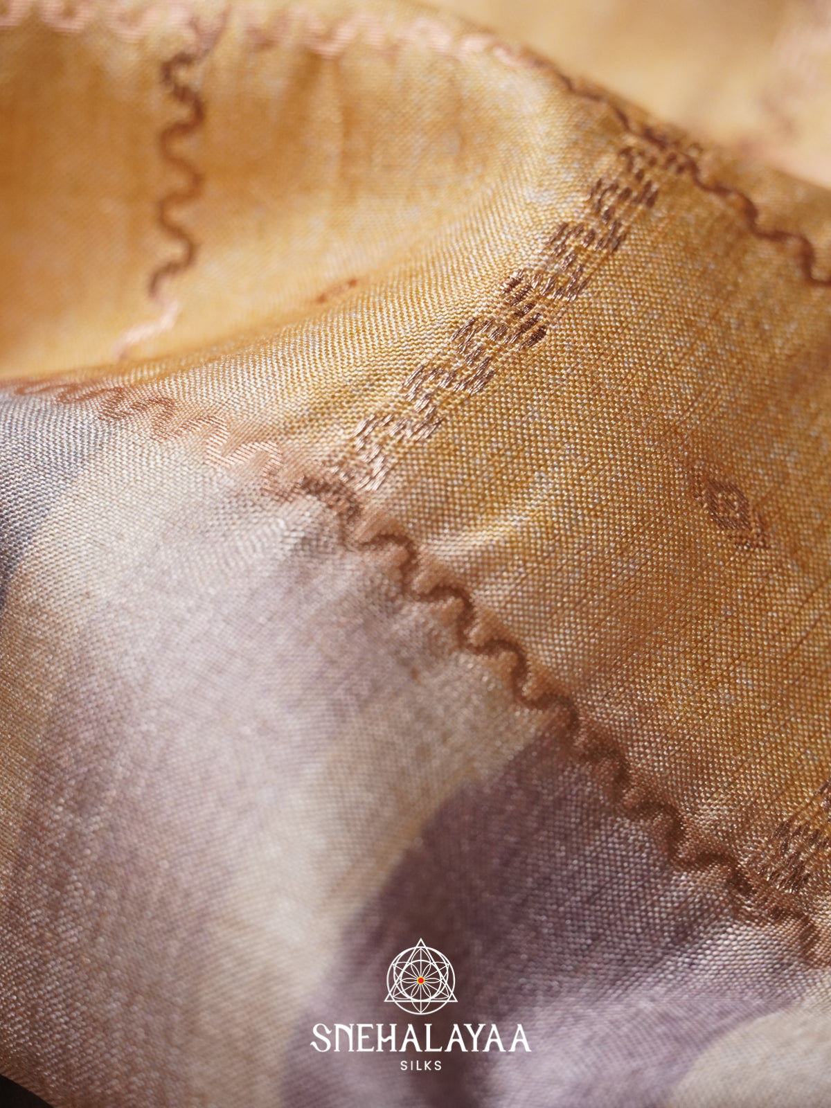 Beige Tussar Saree