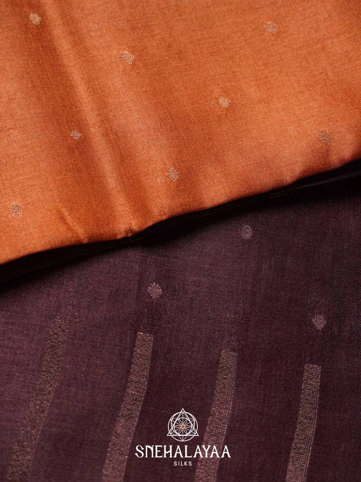 Brown Tussar Saree