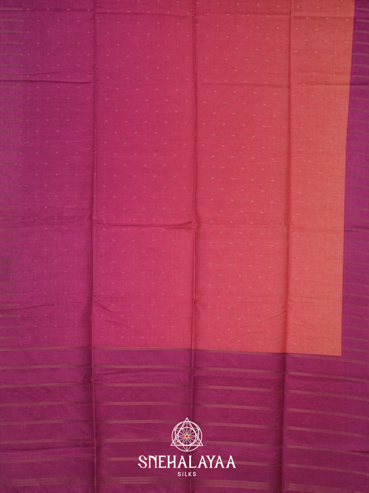 Pink Tussar Saree