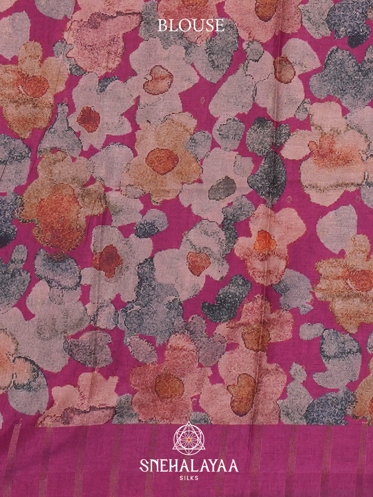 Pink Tussar Saree