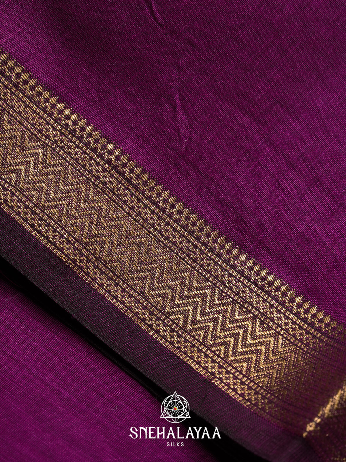 Purple Maheshwari Silk Cotton Saree