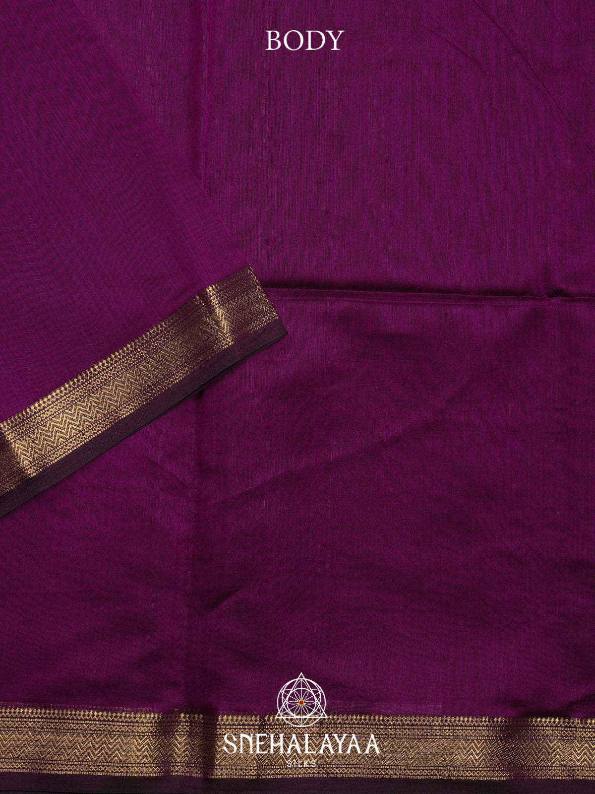 Purple Maheshwari Silk Cotton Saree