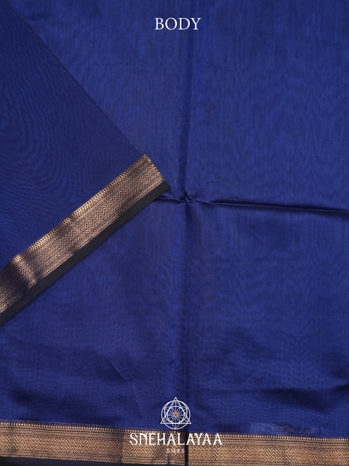 Blue Maheshwari Silk Cotton Saree
