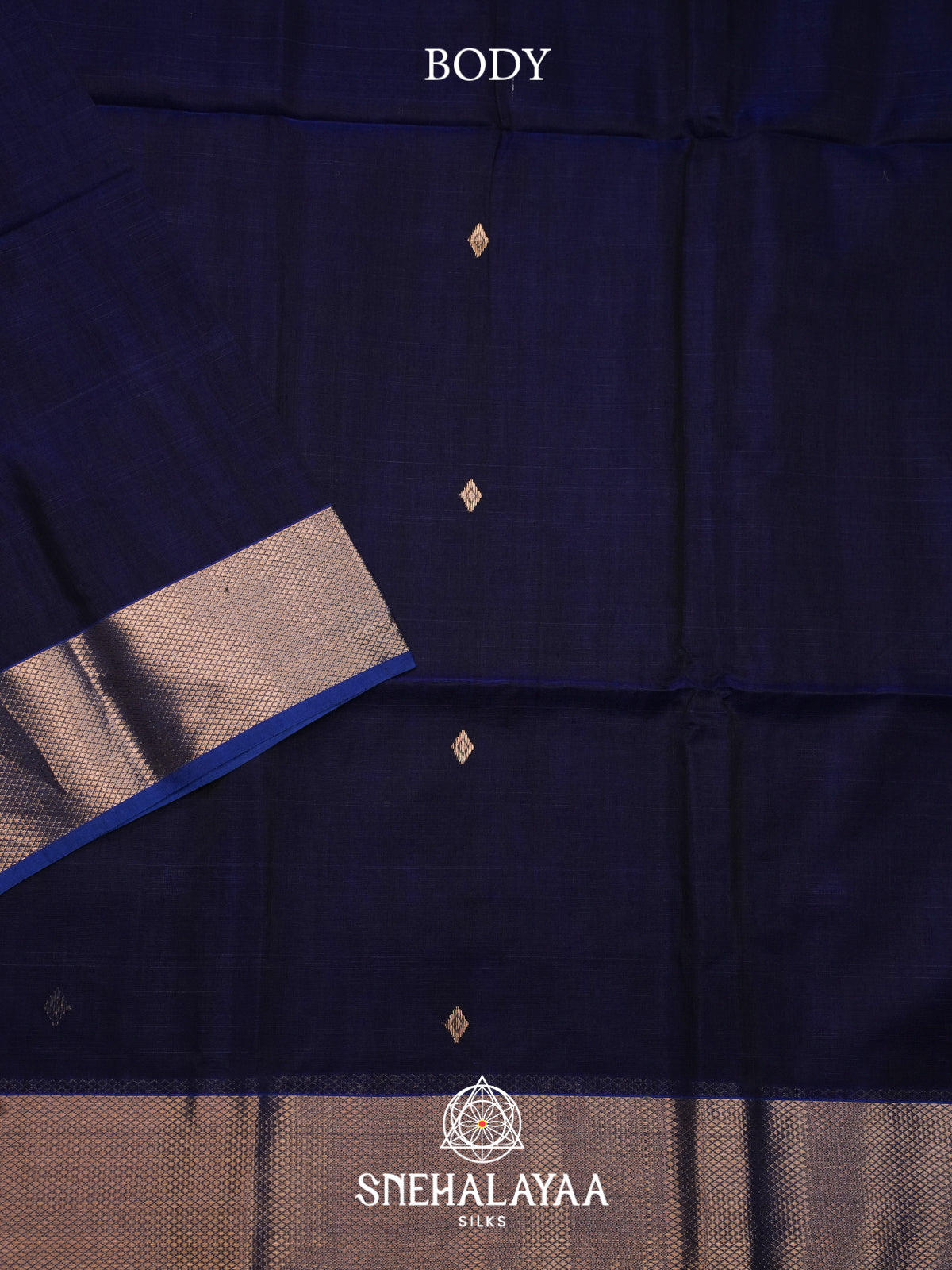 Blue Maheshwari Silk Cotton Saree