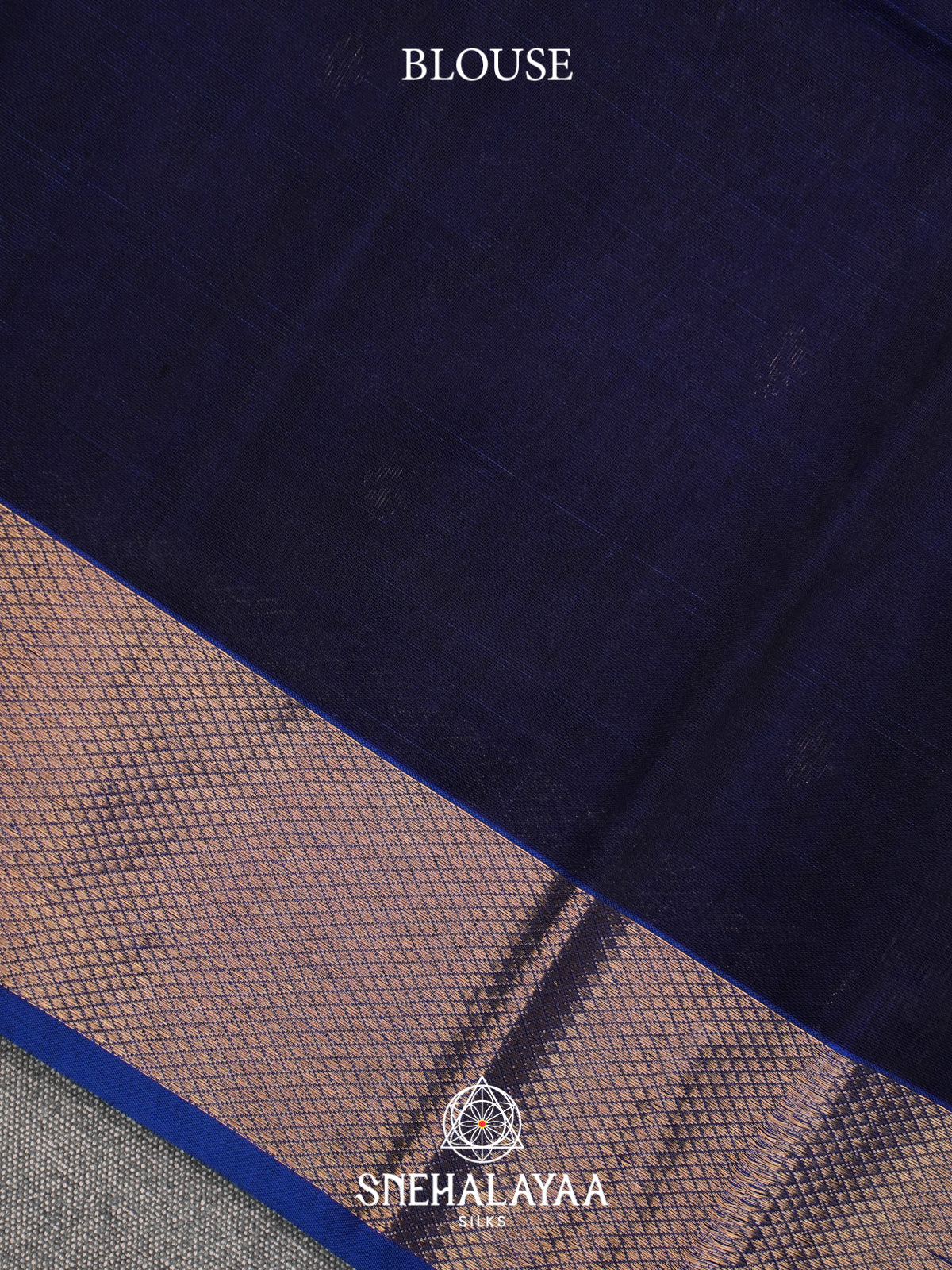 Blue Maheshwari Silk Cotton Saree