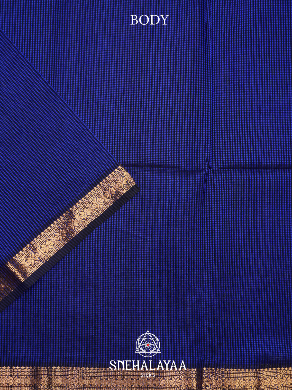 Blue Maheshwari Silk Cotton Saree