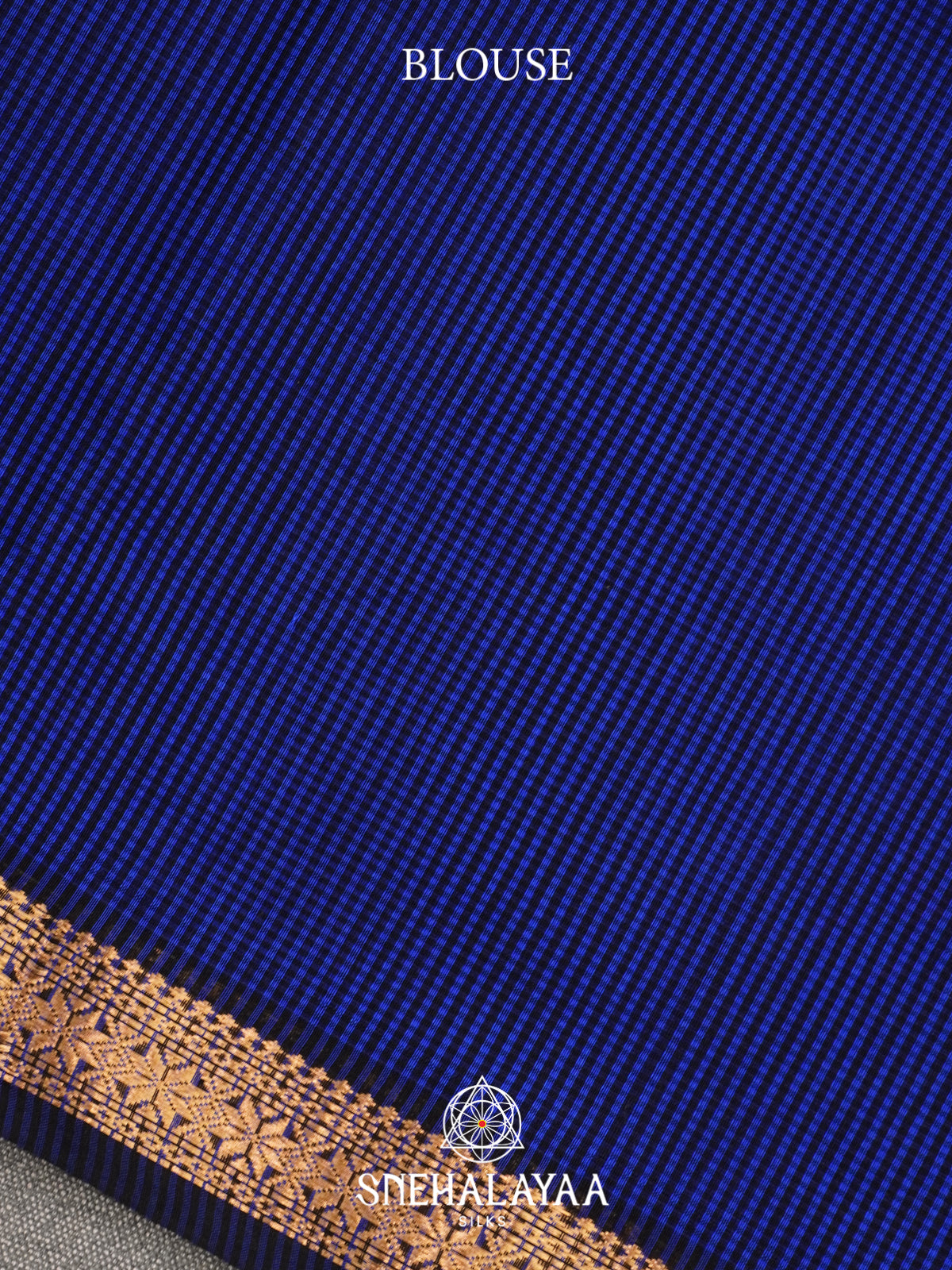 Blue Maheshwari Silk Cotton Saree