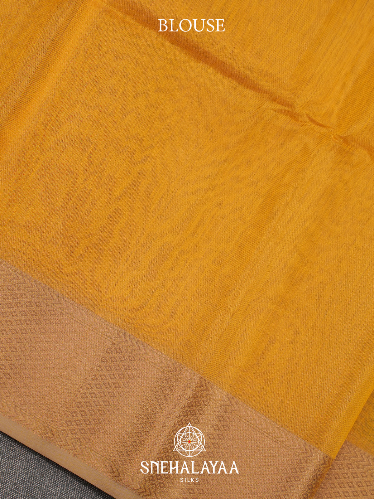 Yellow Maheshwari Silk Cotton Saree