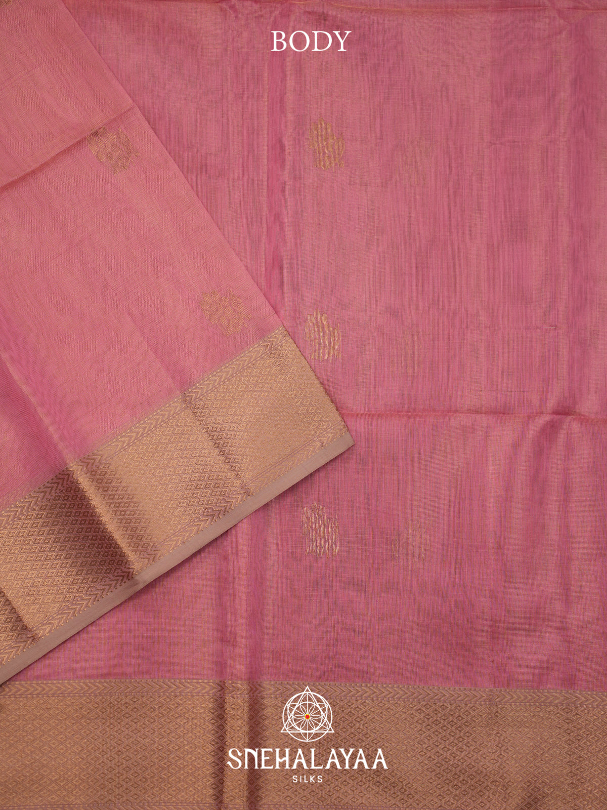 Pink Maheshwari Silk Cotton Saree