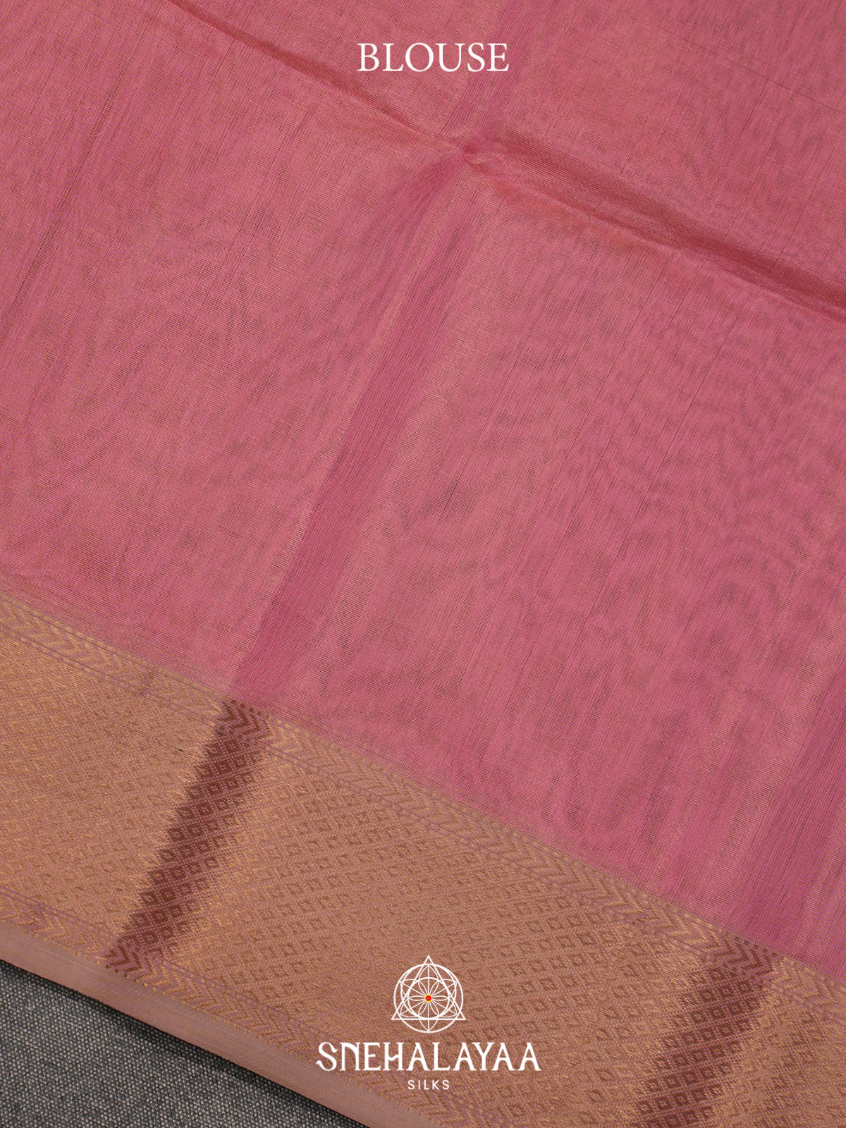 Pink Maheshwari Silk Cotton Saree