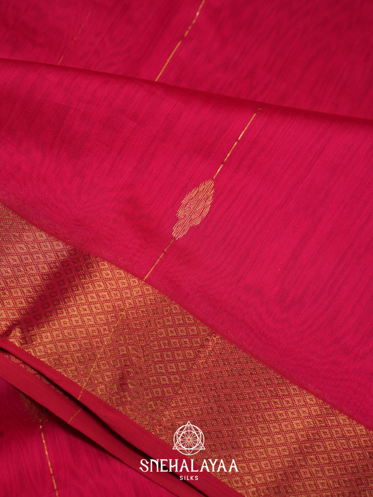 Rani Pink Maheshwari Silk Cotton Saree