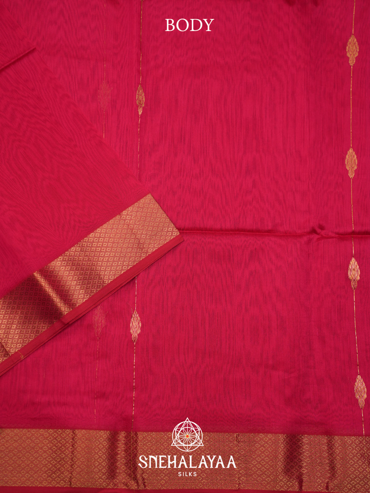 Rani Pink Maheshwari Silk Cotton Saree
