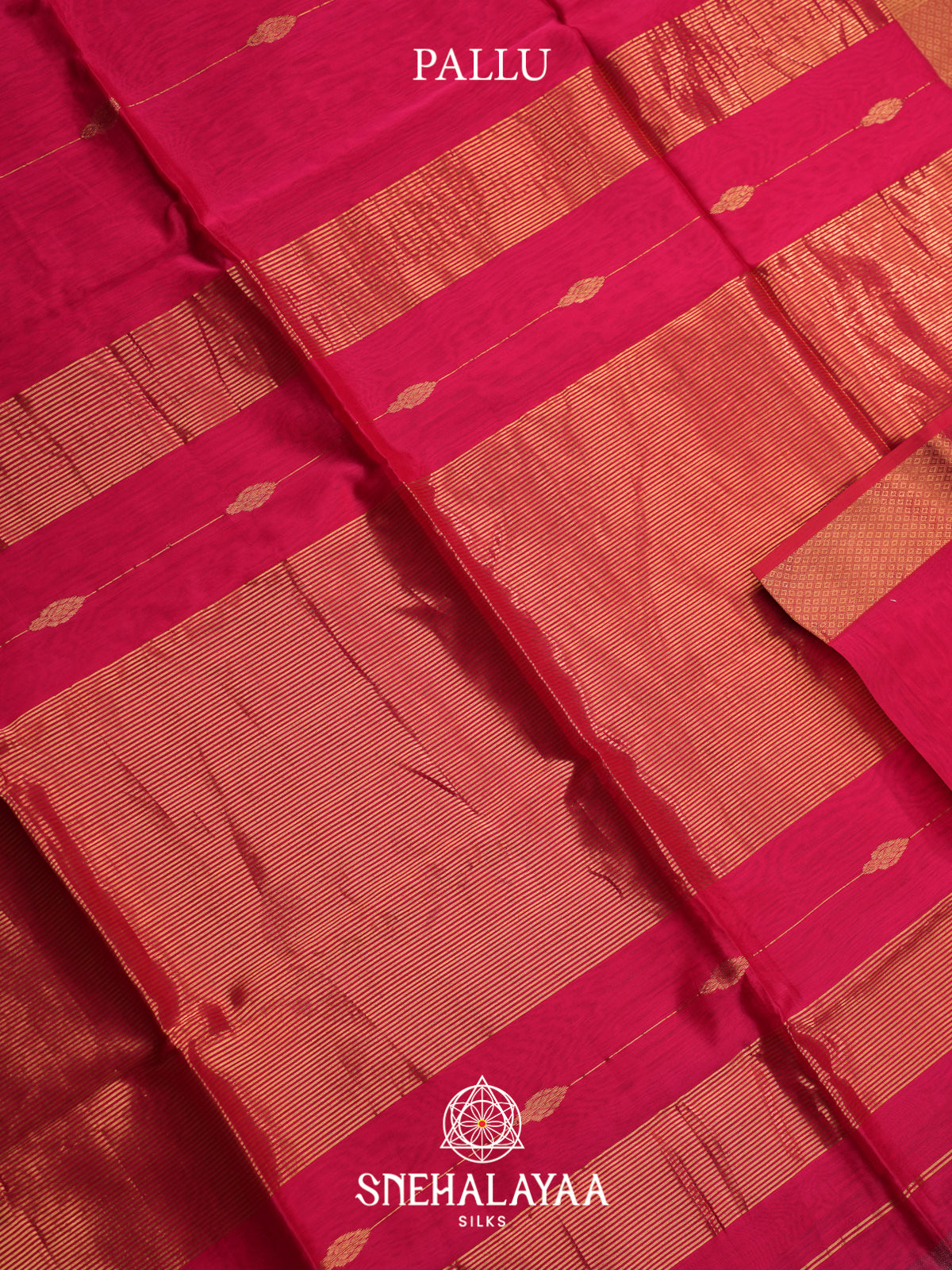 Rani Pink Maheshwari Silk Cotton Saree