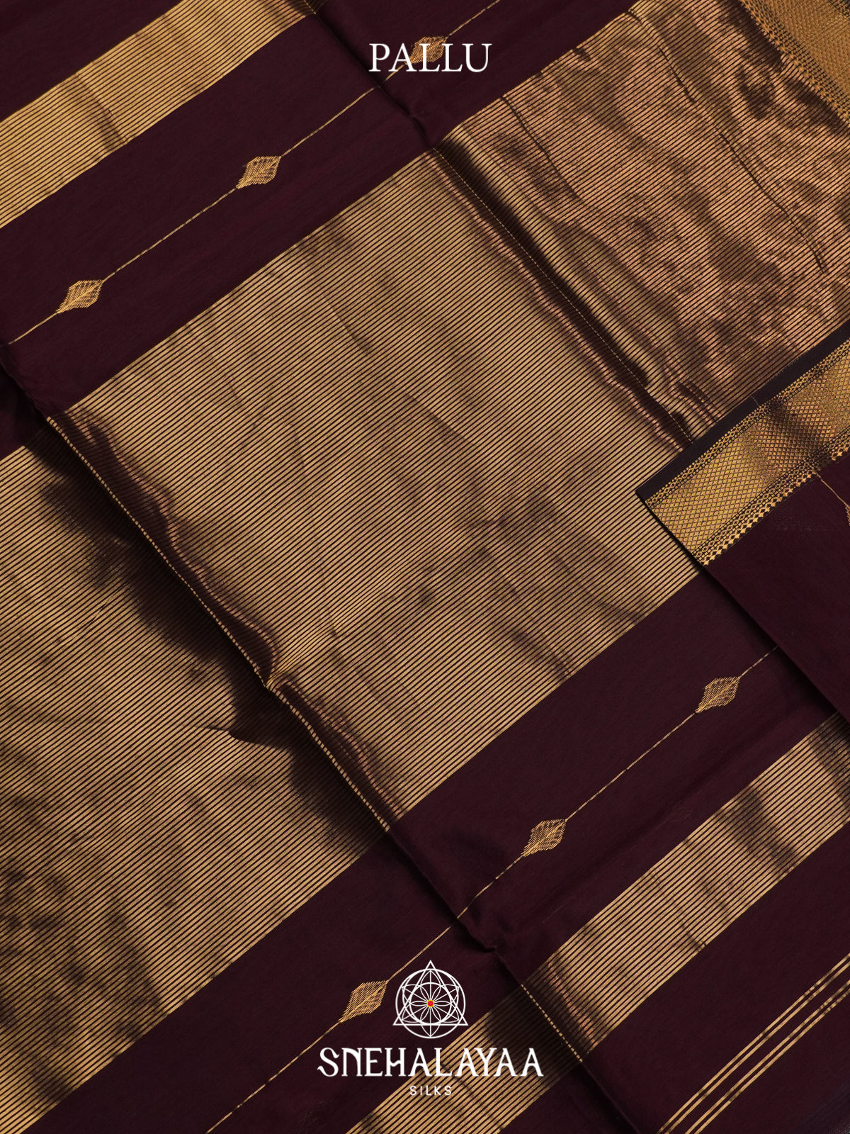 Brown Maheshwari Silk Cotton Saree