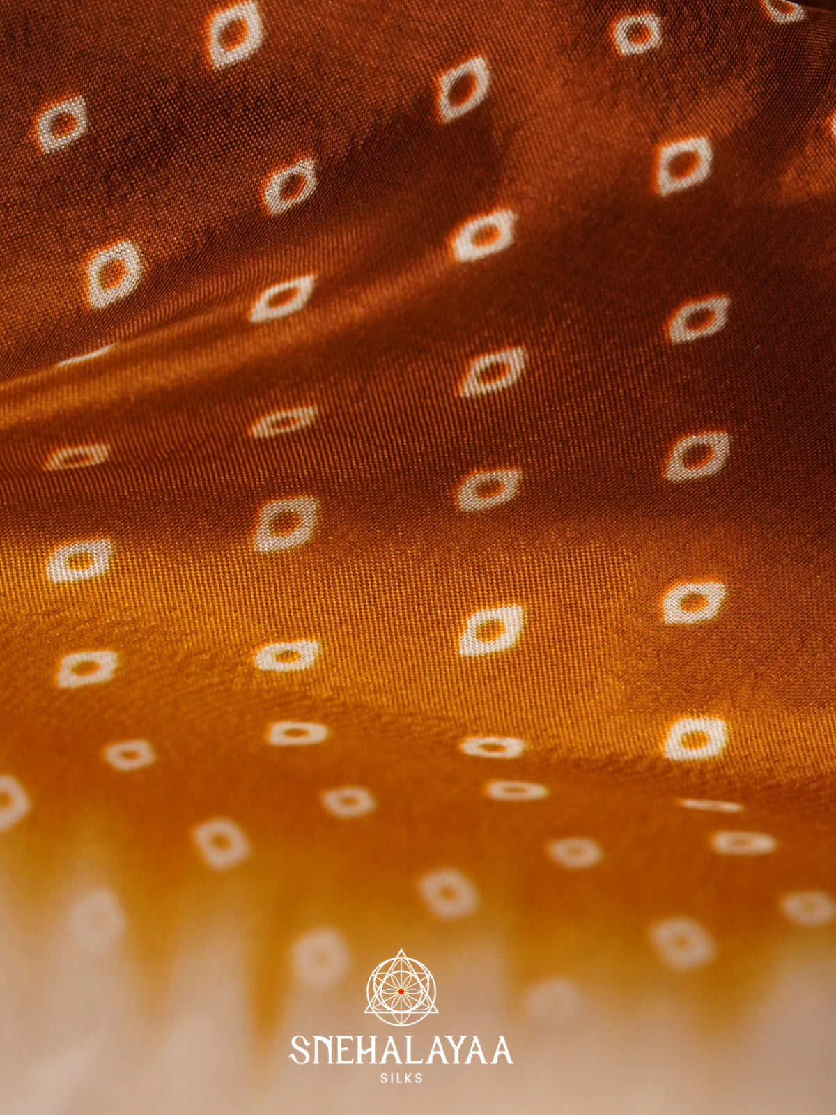 Brown Mysore Silk Saree