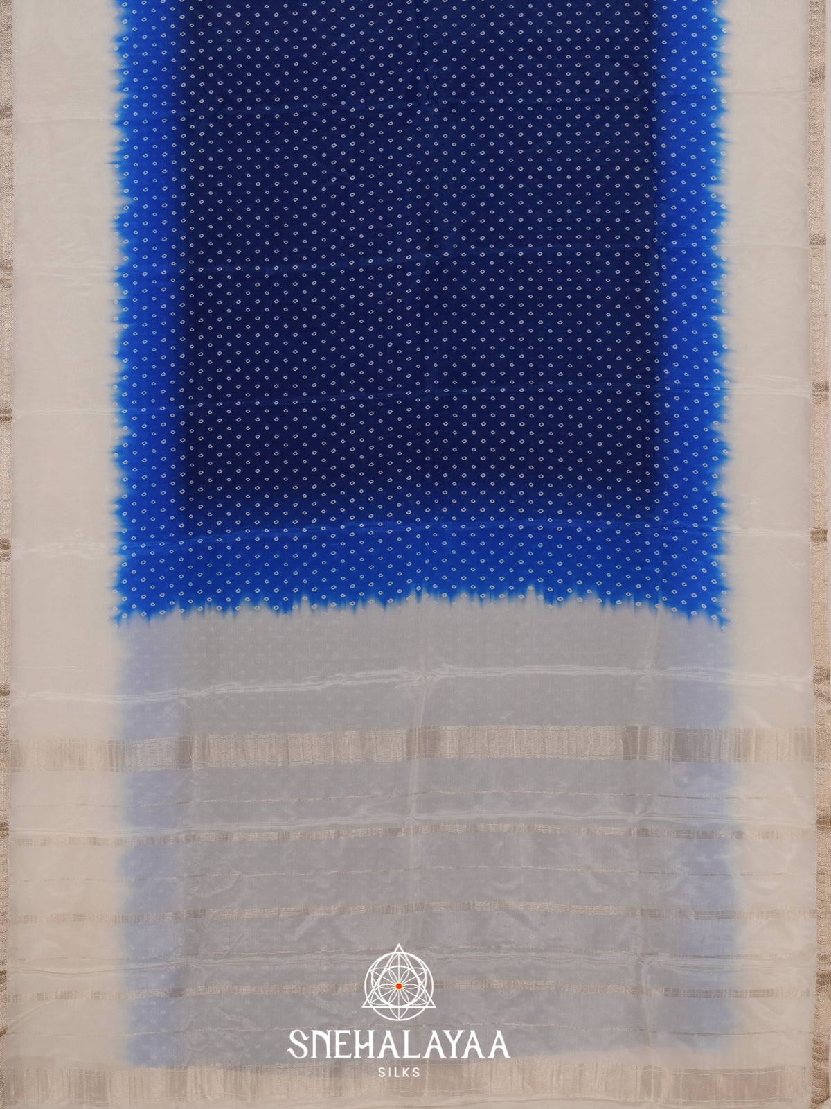 Blue Mysore Silk Saree
