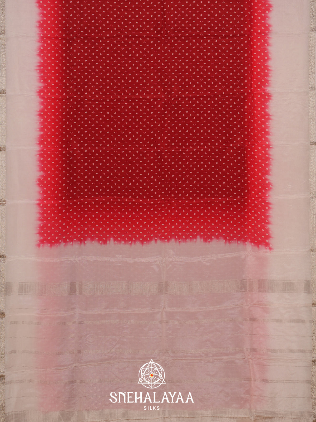 Red Mysore Silk Saree
