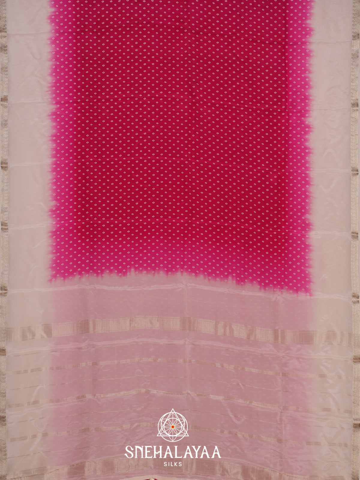 Pink Mysore Silk Saree