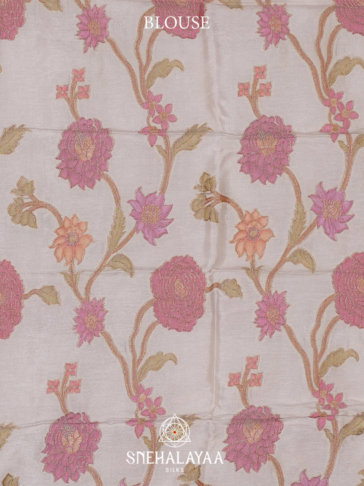 Pink Mysore Silk Saree