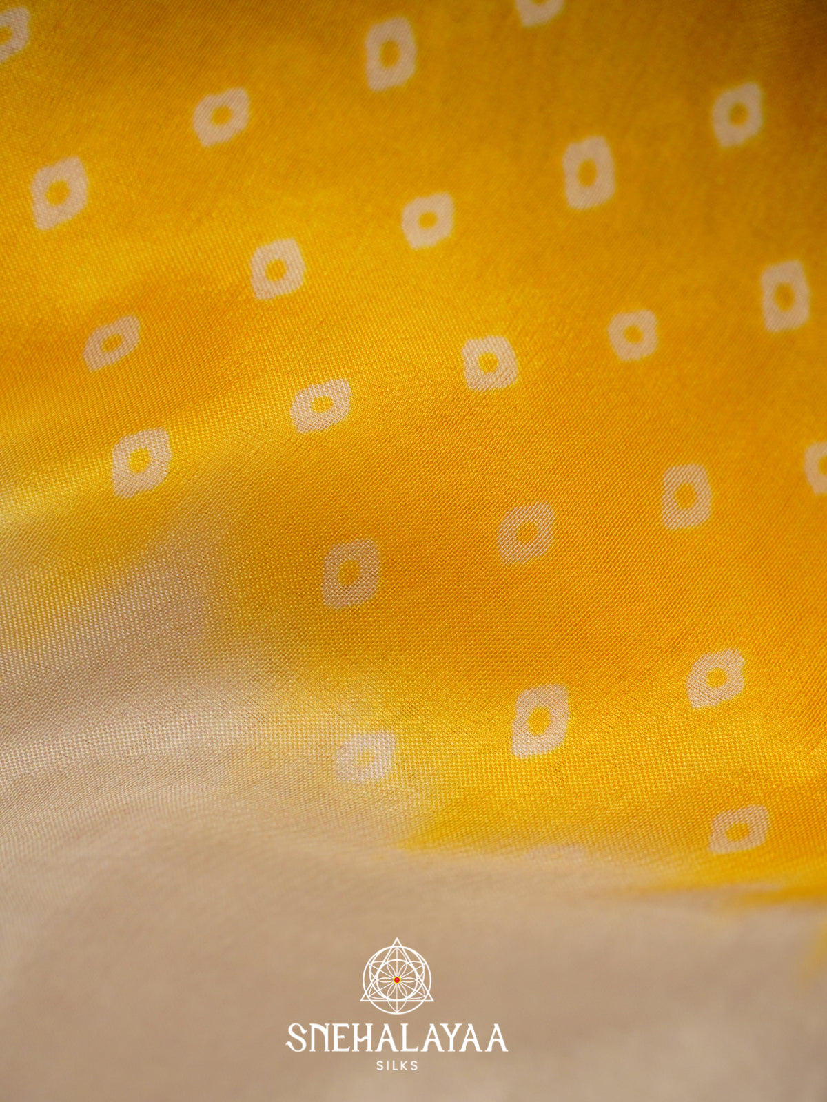 Yellow Mysore Silk Saree